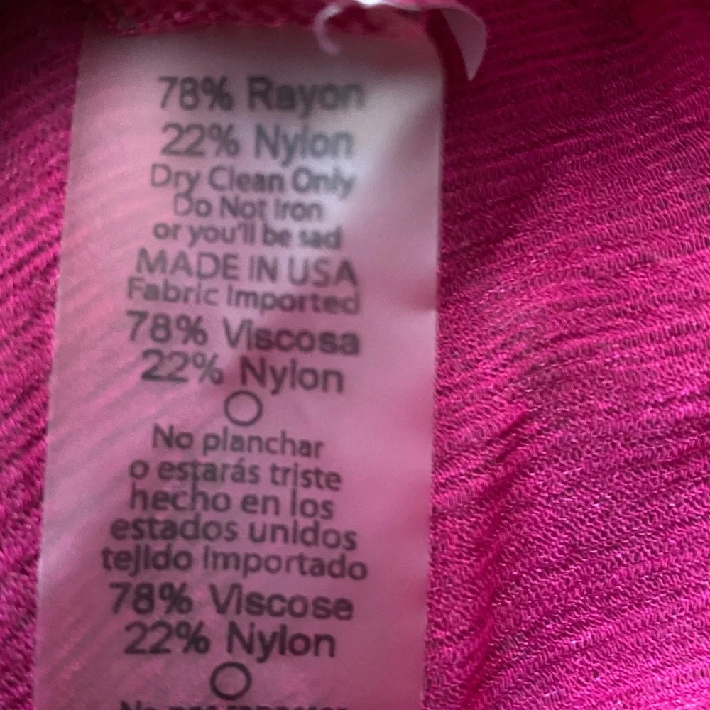 LuLaRoe Fuchsia cover up